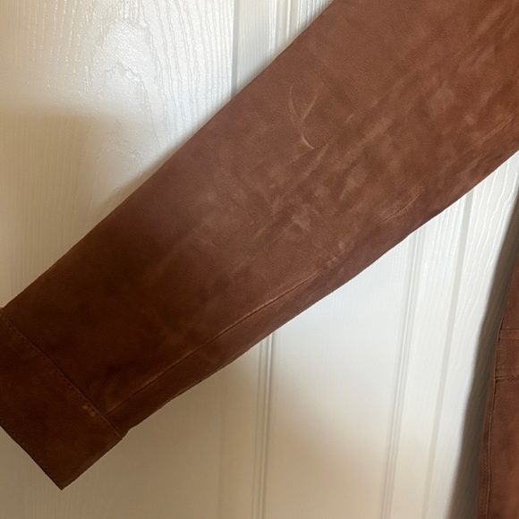 Sezane Will Brown Suede Jacket - Picture 2 of 12